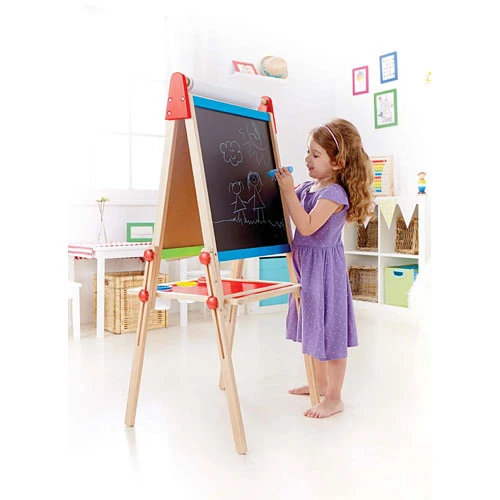 All-in-1 Double Sided Wooden Easel - Image 8