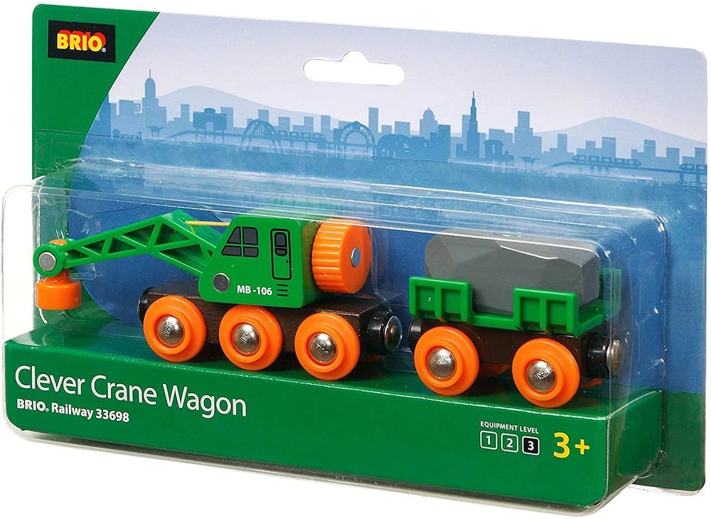 BRIO Clever Crane Wagon - Image 2