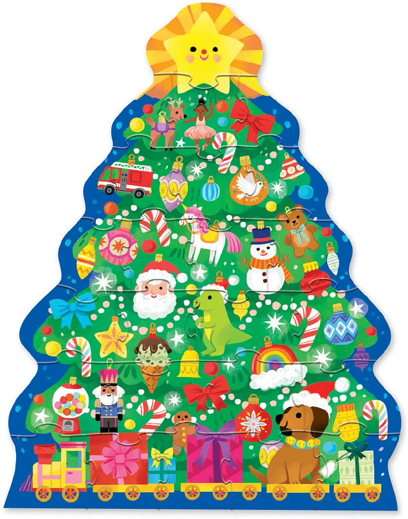 Christmas Tree 24 pc Floor Puzzle - Image 3