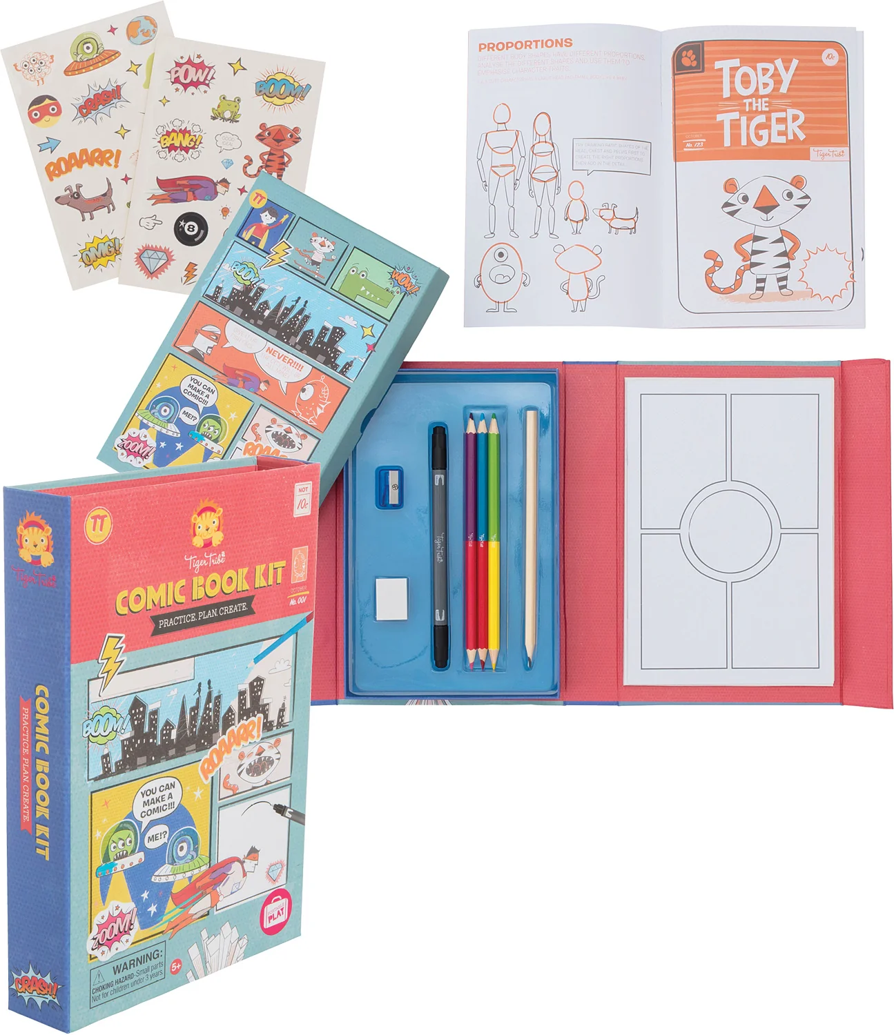 Comic Book Kit Tiger Tribe - Image 2