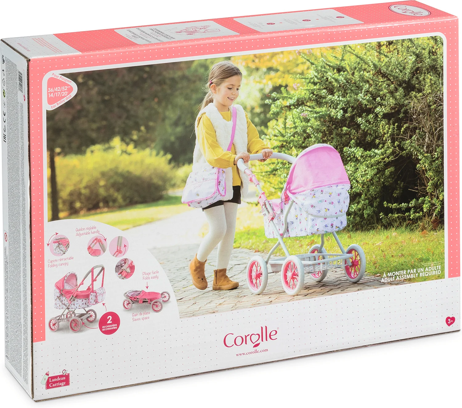 Corolle Doll Carriage & Diaper Bag (Pickup ONLY) - Image 4