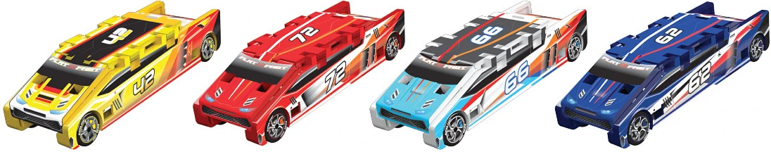Flat 2 Fast Card Racers (Red) - Image 7