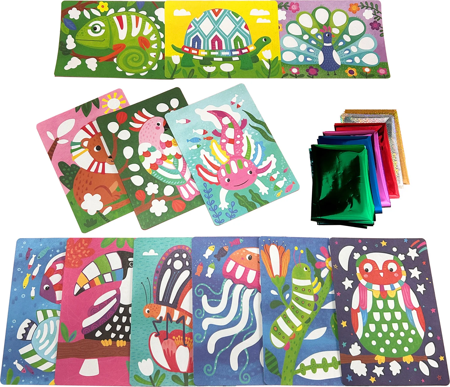 Foil-tastic Foil Art & Coloring Awesome Animals - Image 4