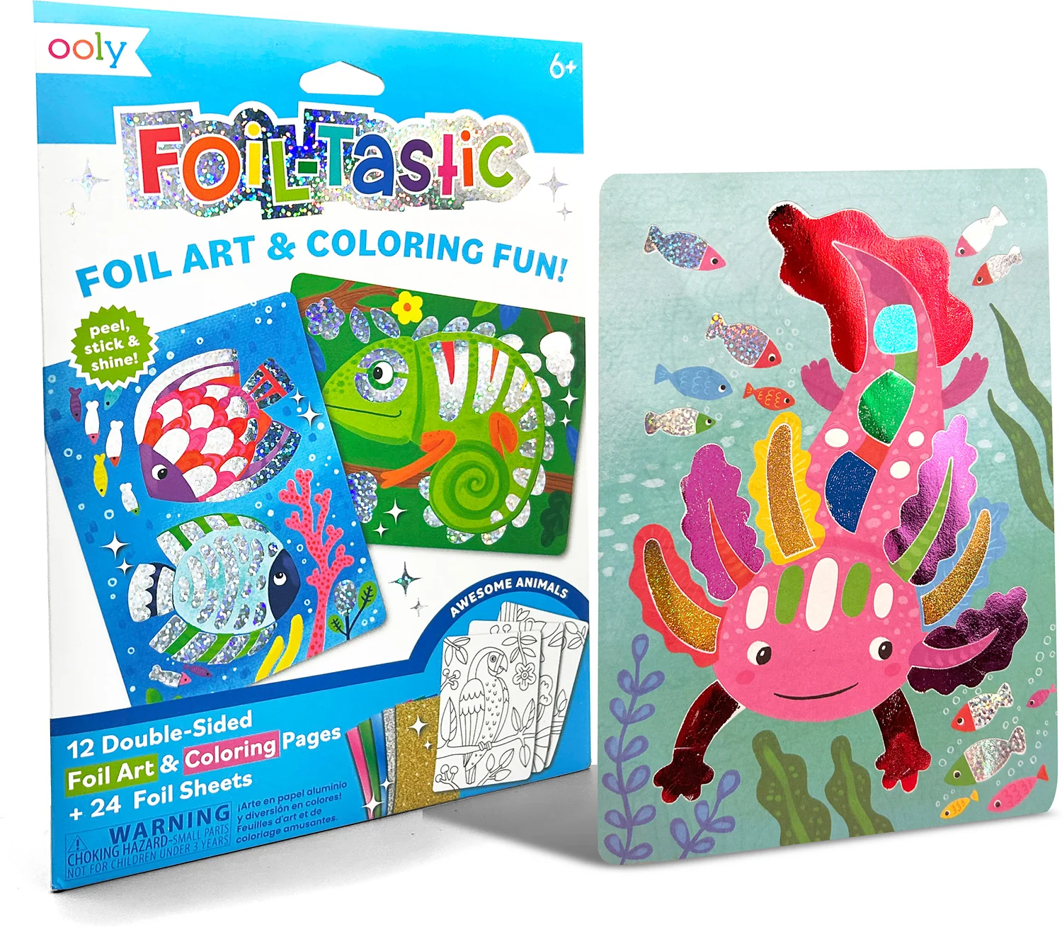 Foil-tastic Foil Art & Coloring Awesome Animals - Image 5