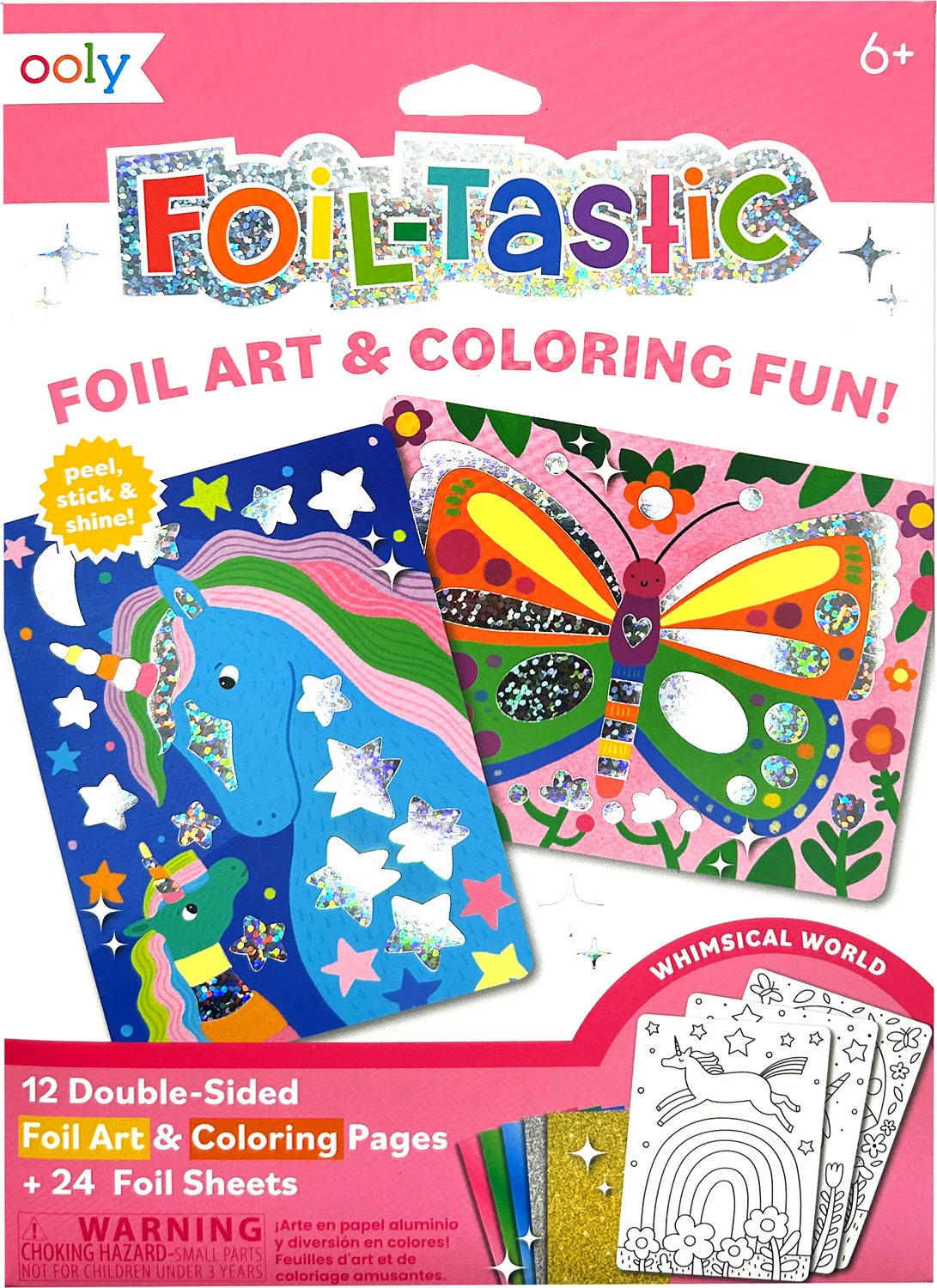 Foil-tastic Foil Art & Coloring Whimsical World - Image 4