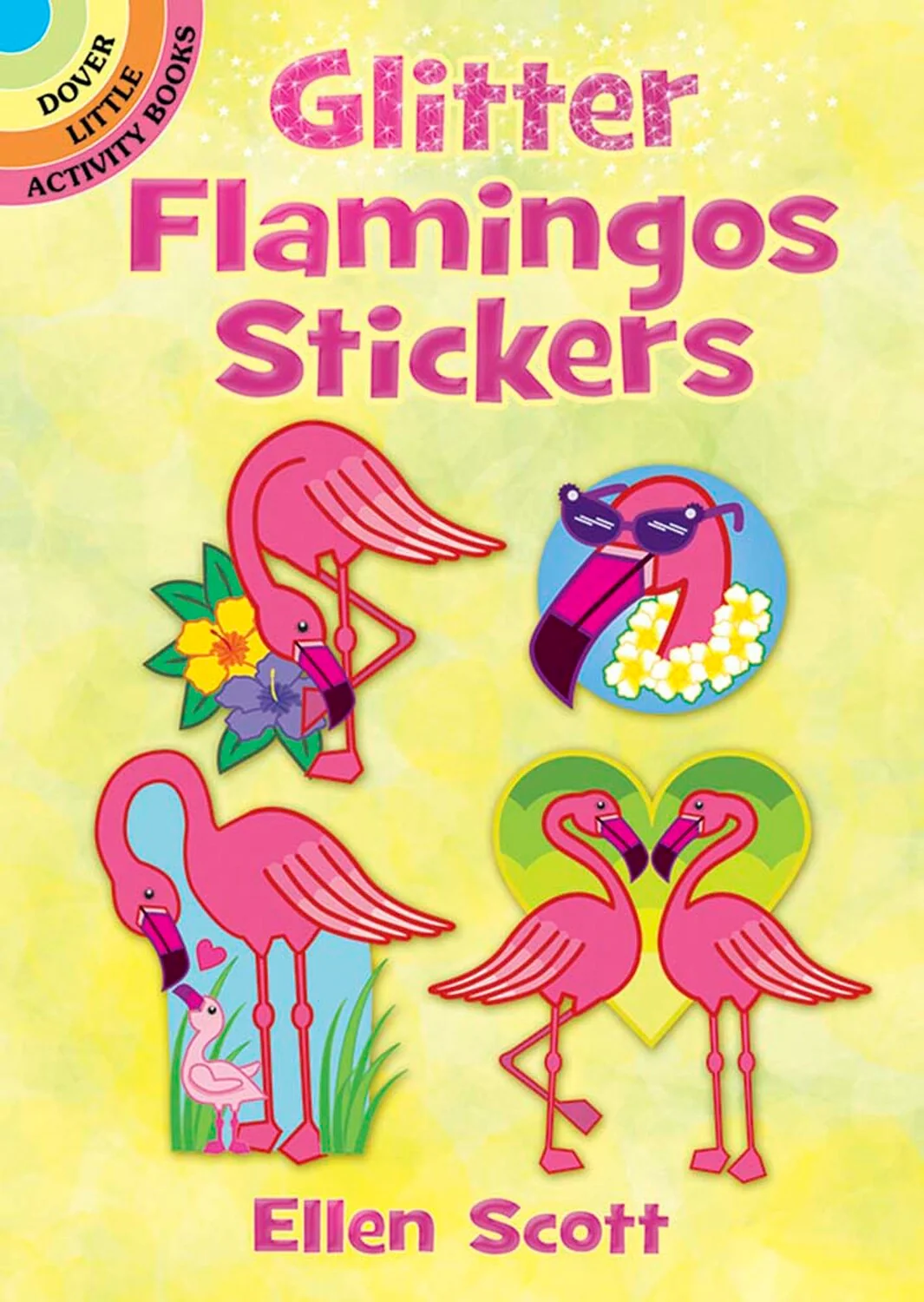 Glitter Flamingos Stickers - Image 2