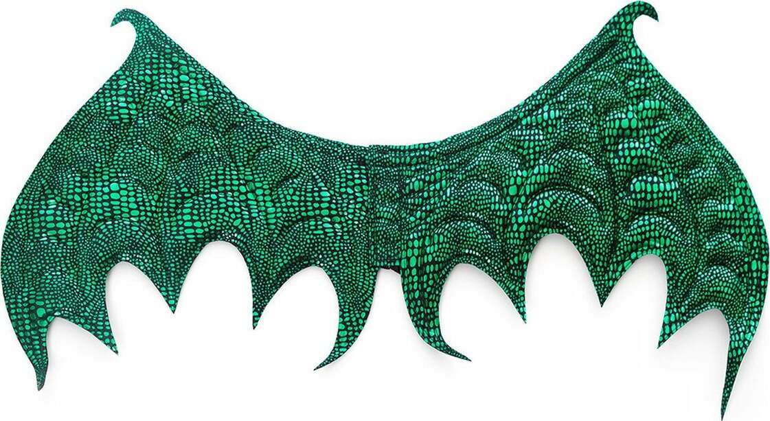 Green Dragon Wings & Mask Set - Image 2