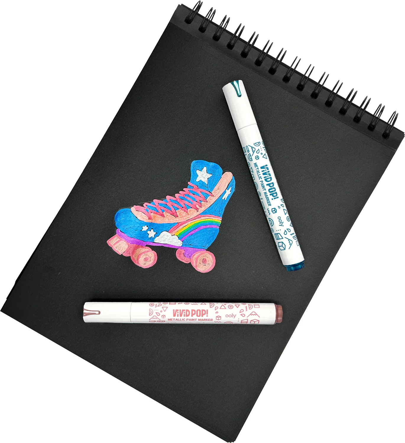 Metallic Vivid Pop! Water Based Paint Markers - Image 5