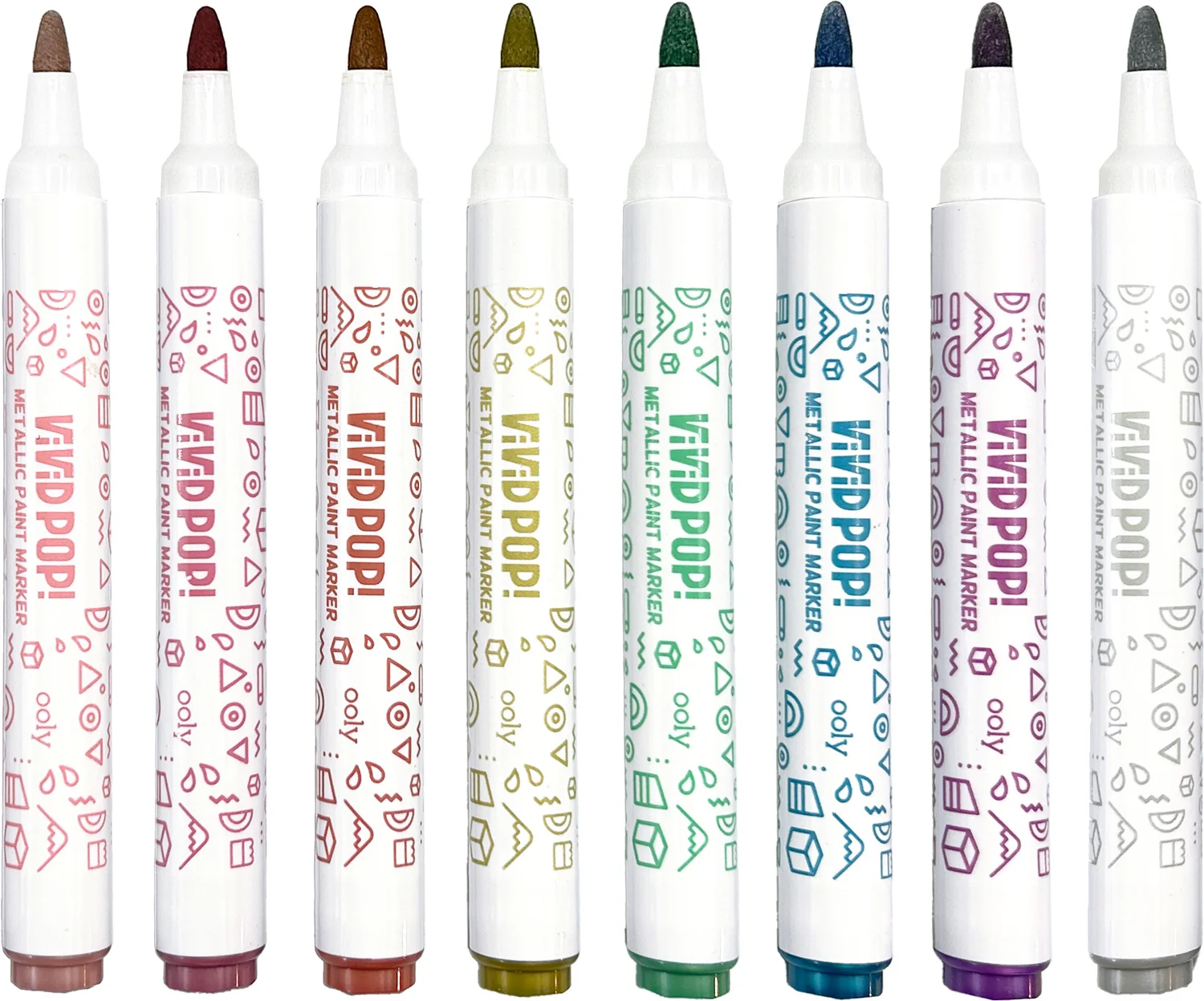 Metallic Vivid Pop! Water Based Paint Markers - Image 6
