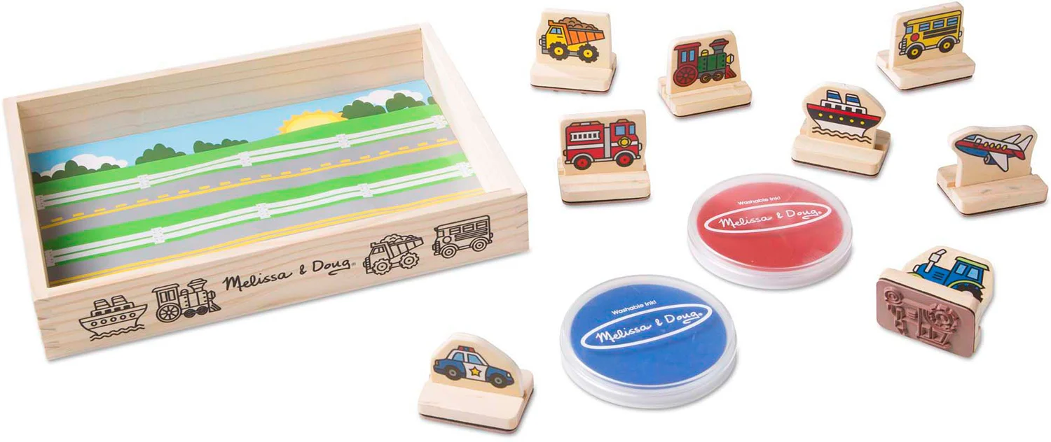My First Wooden Stamp Set - Vehicles - Image 6