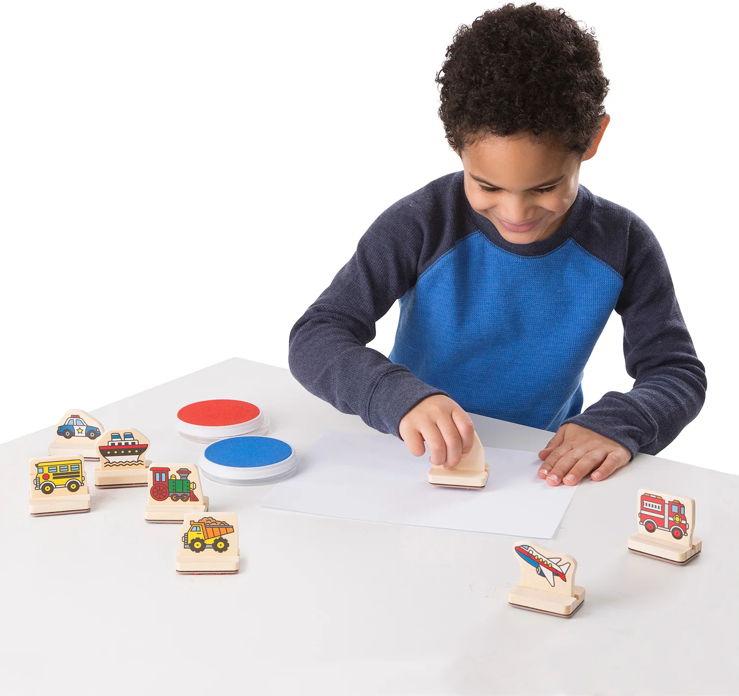 My First Wooden Stamp Set - Vehicles - Image 7