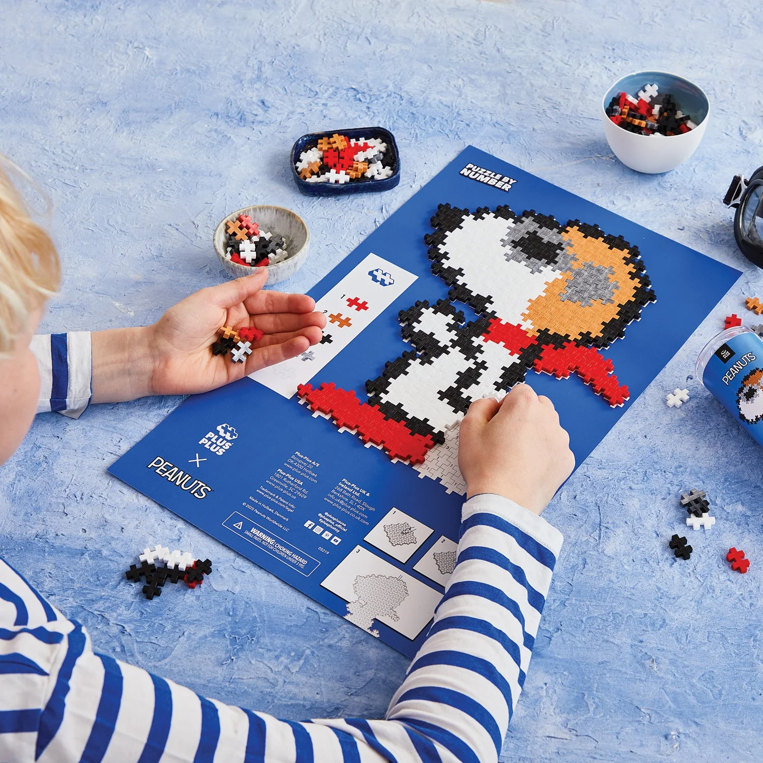 Plus-Plus Peanuts Puzzle By Number Tube - Image 14
