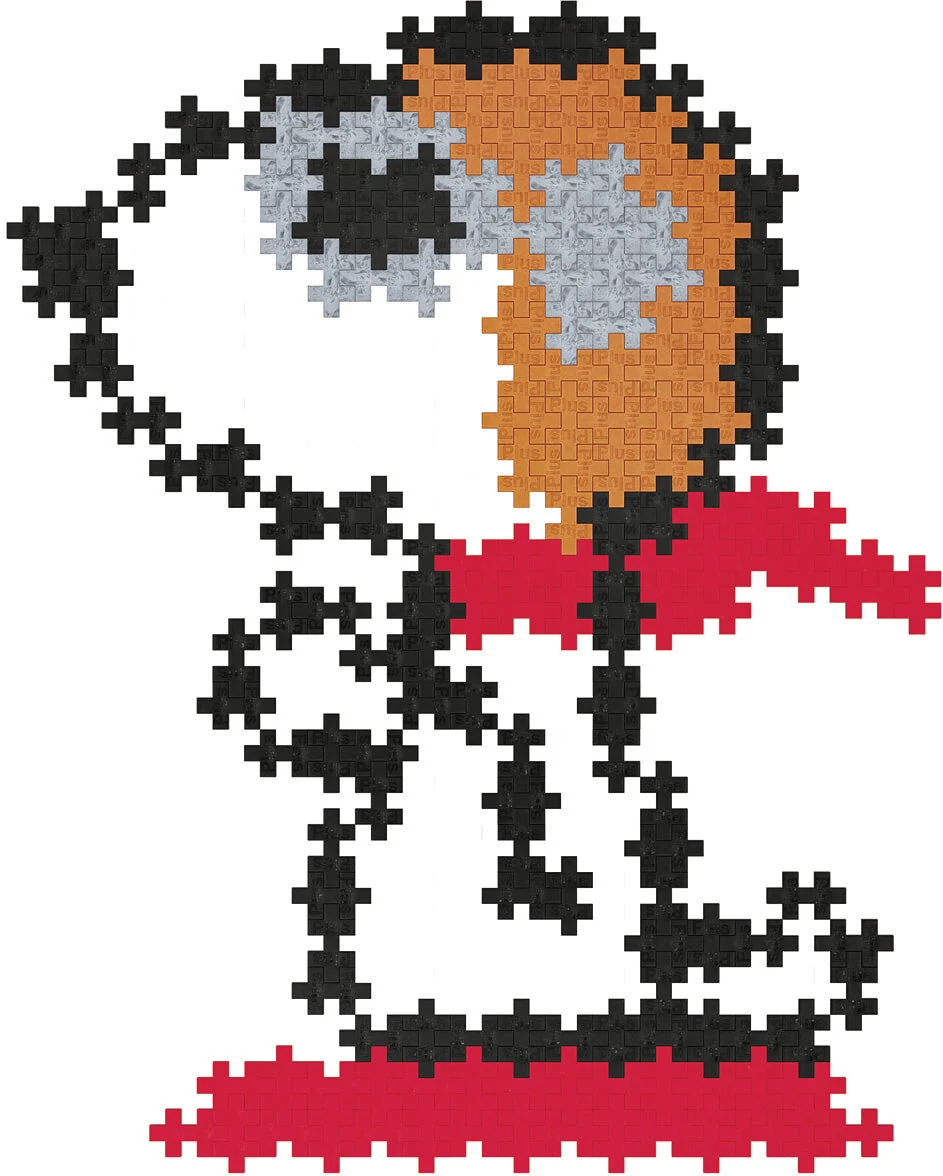 Plus-Plus Peanuts Puzzle By Number Tube - Image 3