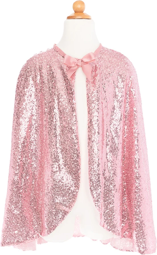 Precious Pink Sequins Cape - Image 3