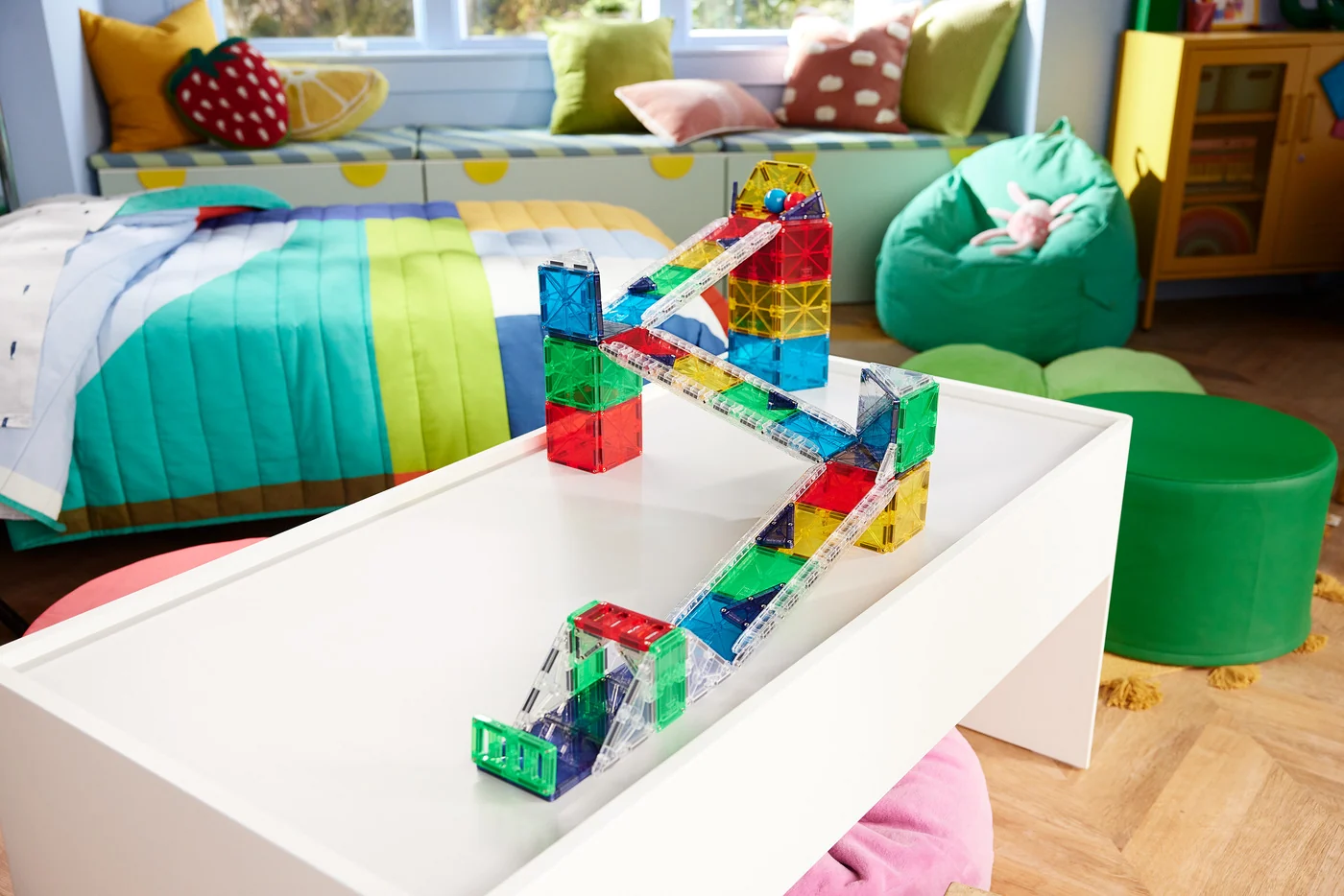 Rail Racers Deluxe - 90 Piece Set Magna-Tiles (In Store Pickup Only) - Image 2