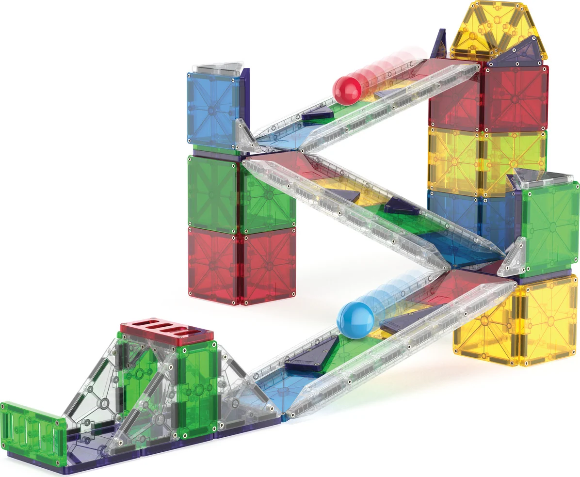 Rail Racers Deluxe - 90 Piece Set Magna-Tiles (In Store Pickup Only) - Image 3