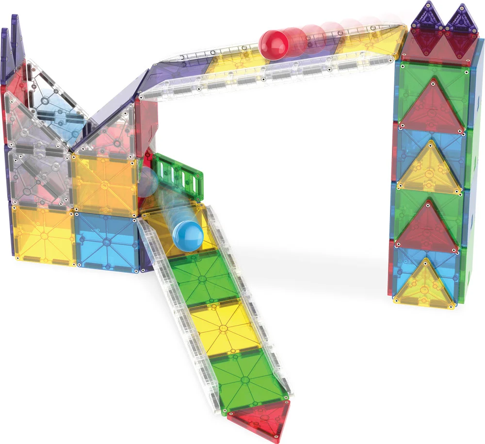 Rail Racers Deluxe - 90 Piece Set Magna-Tiles (In Store Pickup Only) - Image 4