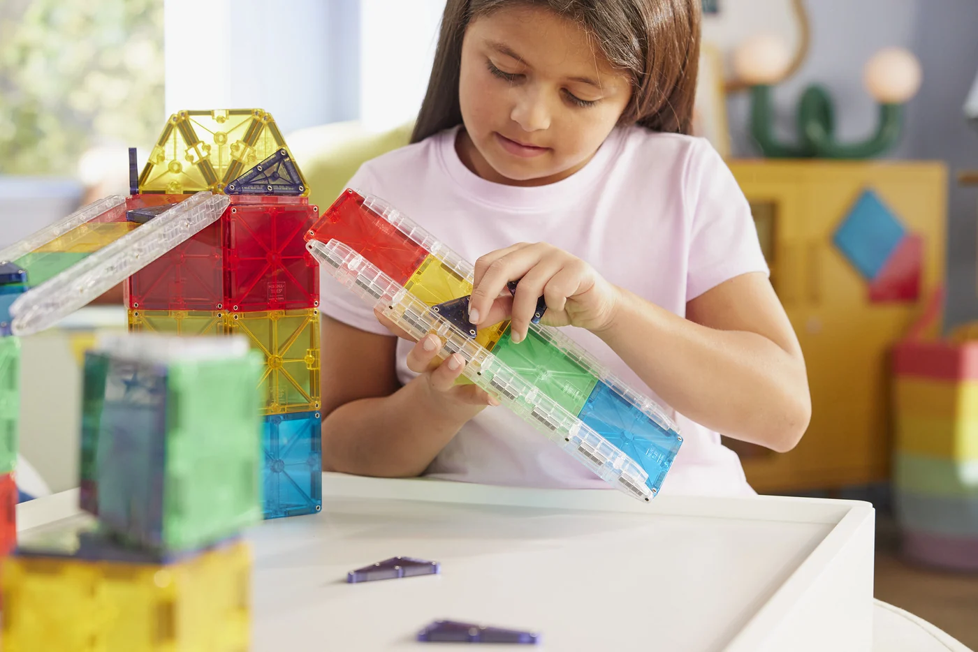 Rail Racers Deluxe - 90 Piece Set Magna-Tiles (In Store Pickup Only) - Image 5