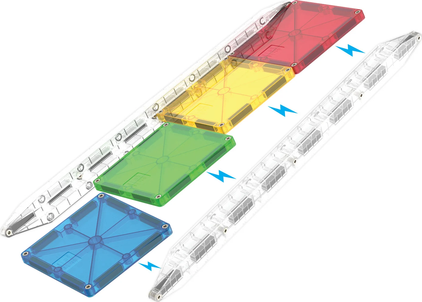 Rail Racers Deluxe - 90 Piece Set Magna-Tiles (In Store Pickup Only) - Image 6