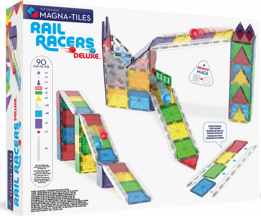 Rail Racers Deluxe - 90 Piece Set Magna-Tiles (In Store Pickup Only) - Image 7
