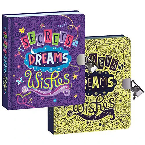 Secrets, Dreams and Wishes Glow in the Dark Lock and Key Diary - Image 2