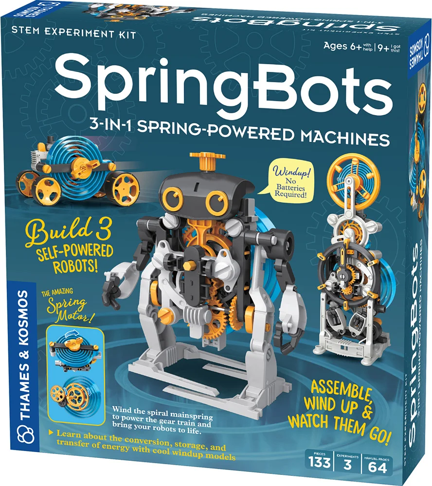 SpringBots 3-in-1 Spring-Powered Machines - Image 2
