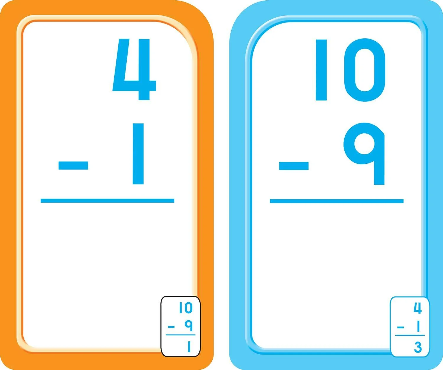 Subtraction 0-12 Flash Cards - Image 2