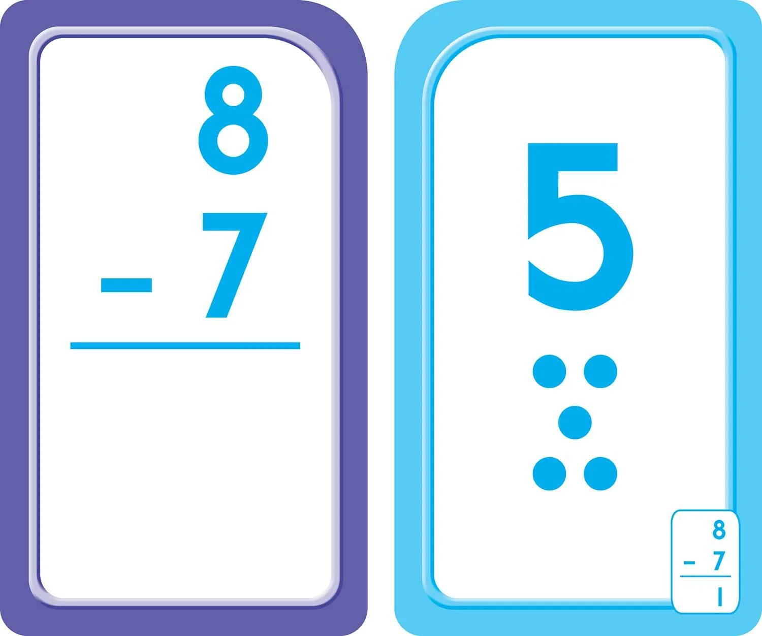 Subtraction 0-12 Flash Cards - Image 4