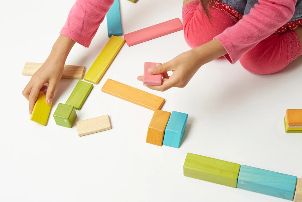Tegu Tints Magnetic Wooden Blocks 14 Piece Set - Image 4