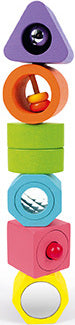 Wood Shapes & Sounds 6-Block Puzzle - Image 3