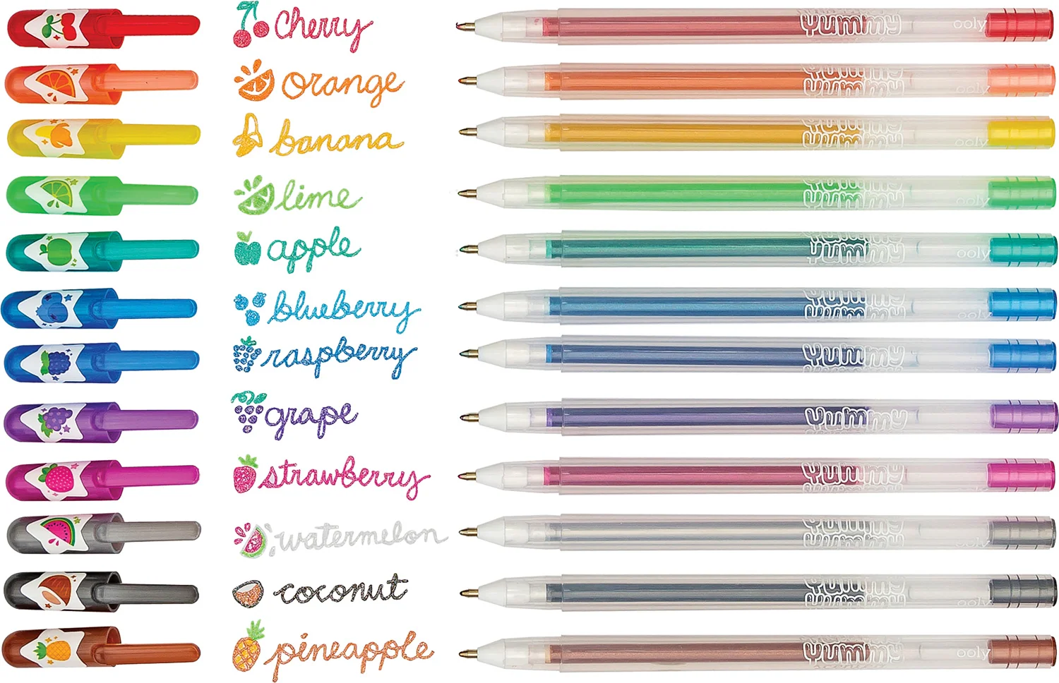 Yummy Yummy Scented Glitter Gel Pens 2.0 - 12 pk - Image 3