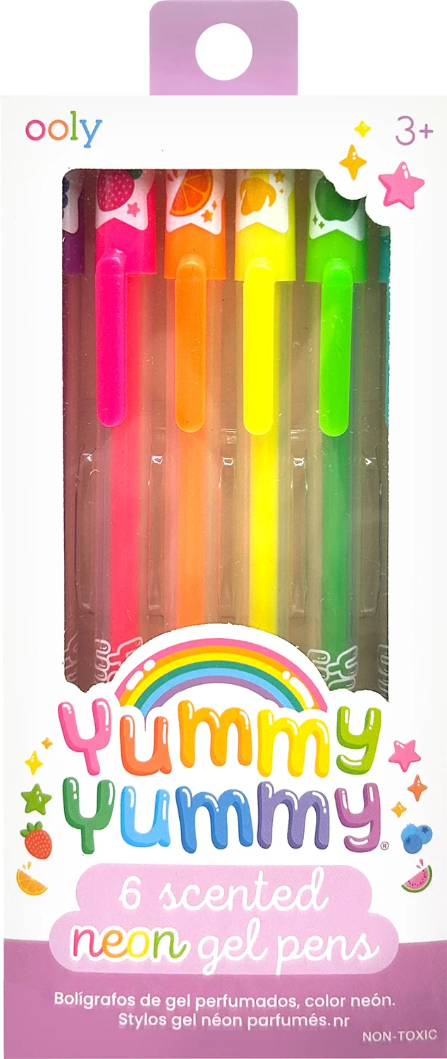 Yummy Yummy Scented Neon Gel Pens - Image 3