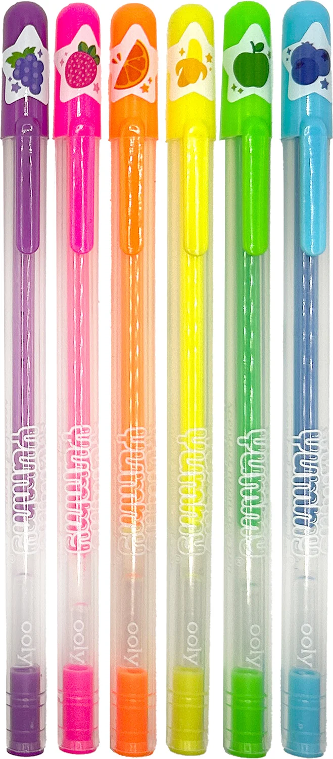 Yummy Yummy Scented Neon Gel Pens - Image 4