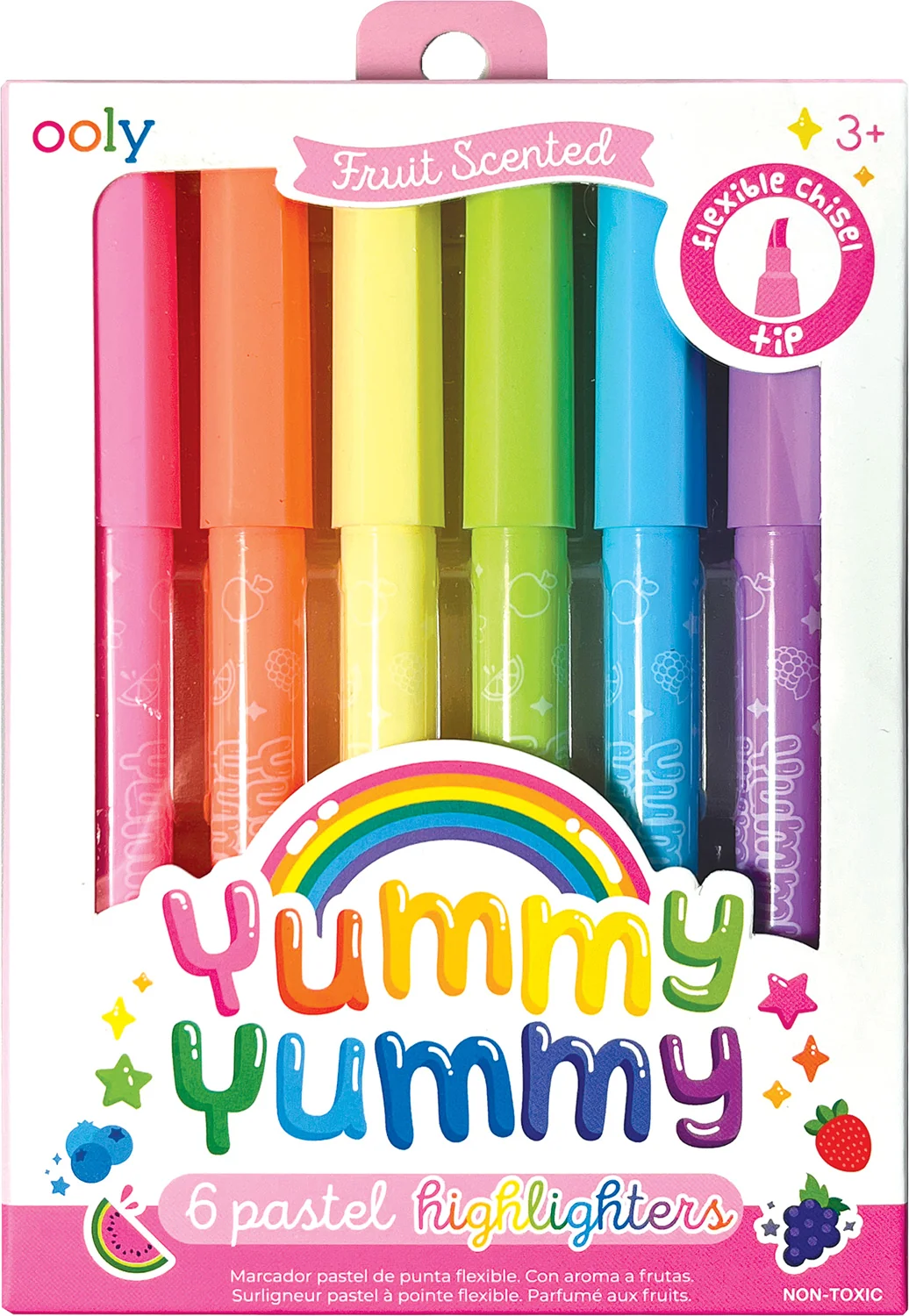 Yummy Yummy Scented Pastel Highlighters - 6 pk - Image 3