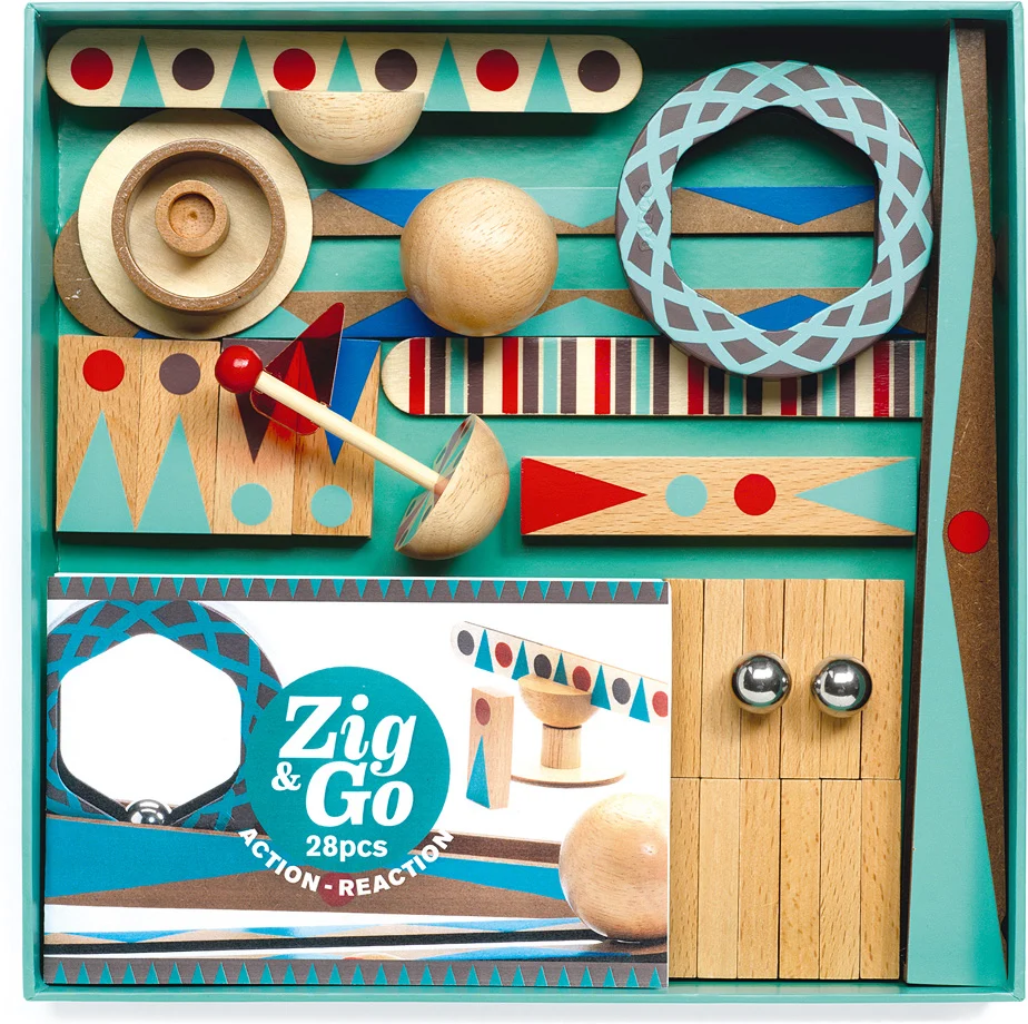 Zig & Go Chain Reaction Construction Set - 28 pcs - Image 2