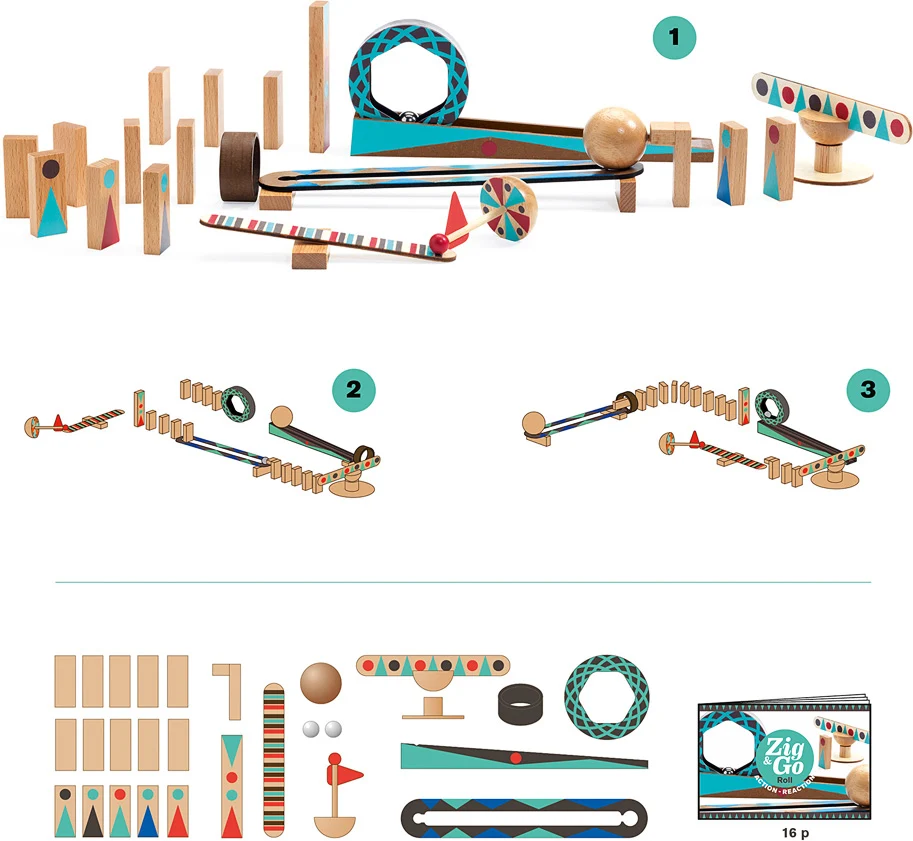 Zig & Go Chain Reaction Construction Set - 28 pcs - Image 4